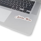 Sideline Moms Kiss-Cut Sticker — Script Logo Decal for Sports Parents, Coaches & Team Supporters