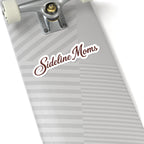 Sideline Moms Kiss-Cut Sticker — Script Logo Decal for Sports Parents, Coaches & Team Supporters